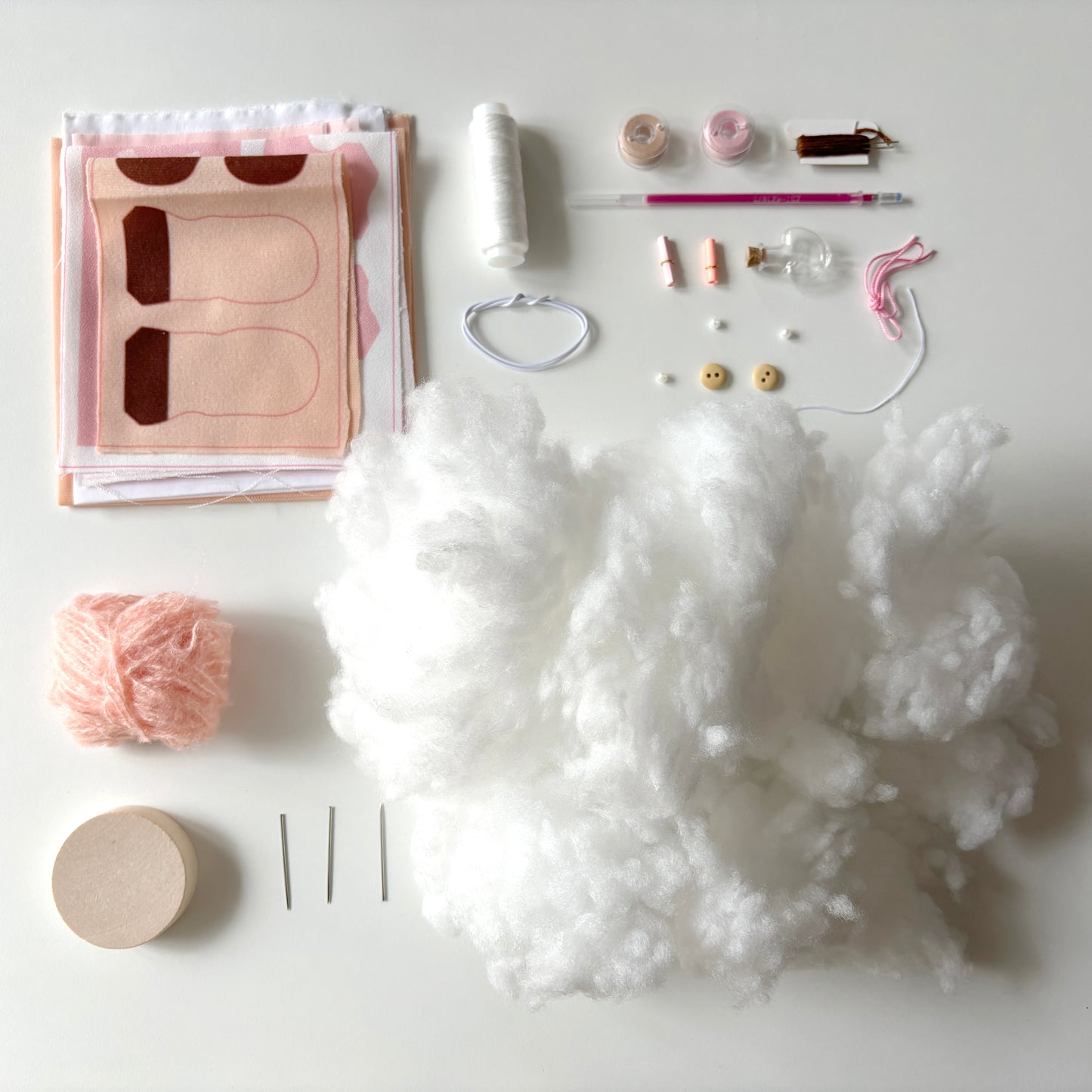 Stuffed Doll Girl Kit