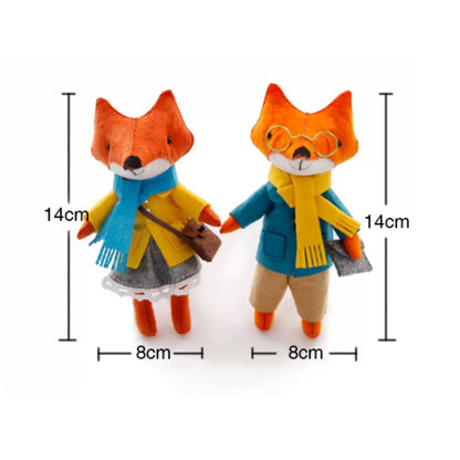 Fox Families Handmade Sewing Toys DIY kit