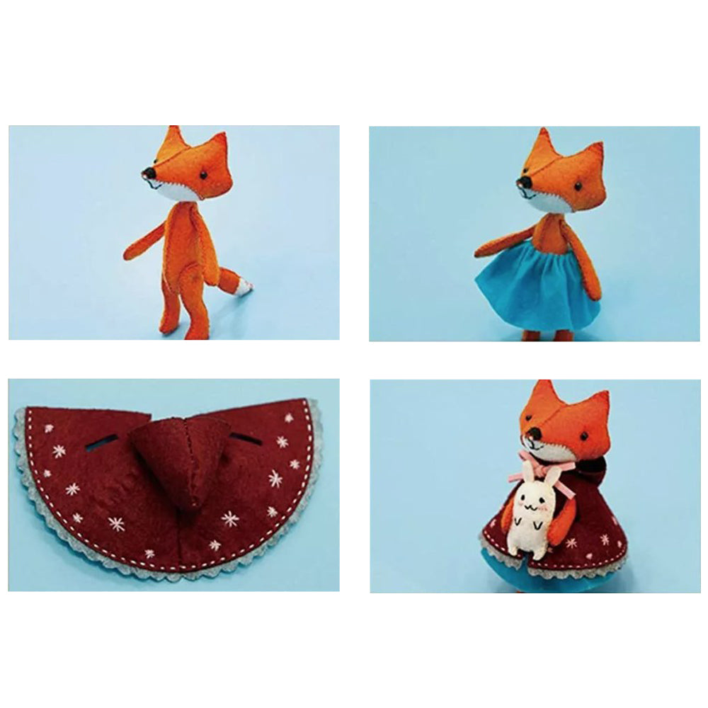 Fox Families Handmade Sewing Toys DIY kit