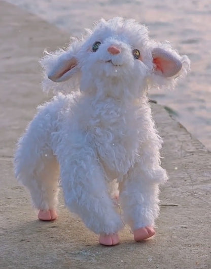 Lamb Articulated Plush Toy Kit